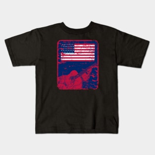 4th of july music celebration Kids T-Shirt